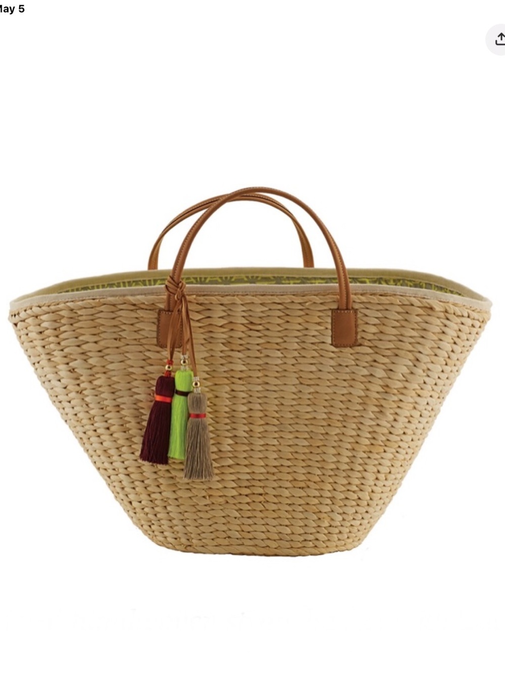India Hicks Riviera Straw Bag